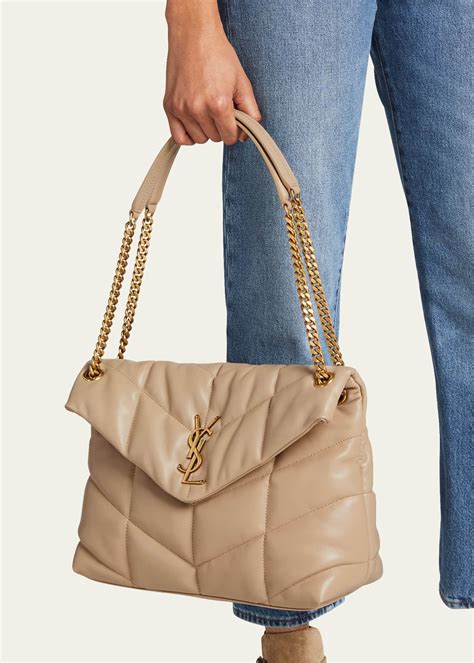 ysl loulou media|Medium Loulou Quilted Puffer Leather Shoulder Bag.